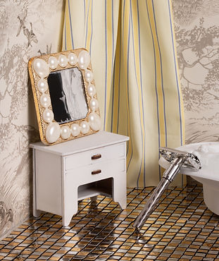 エレガントなバスルームの装飾