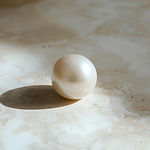 Perle blanche simple