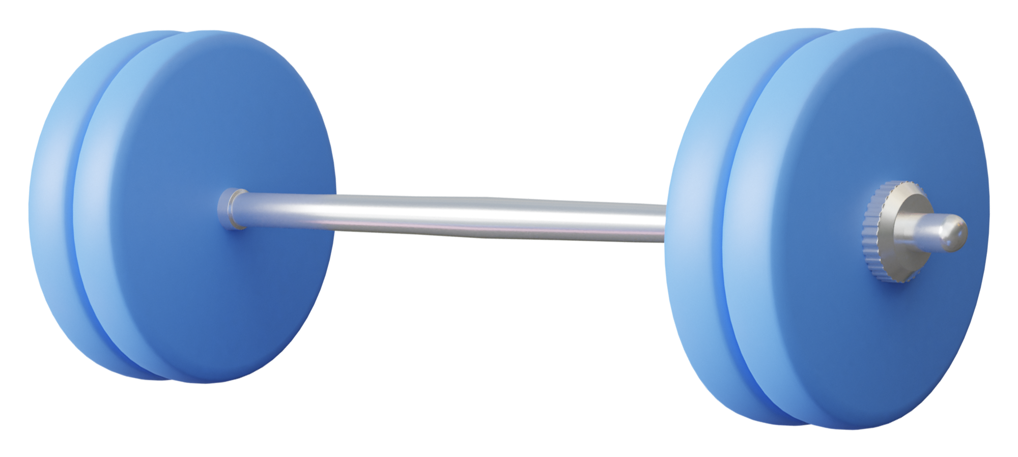 Blue Dumbbell Weight