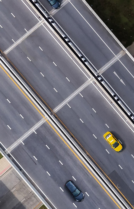 Carreteras elevadas de la ciudad