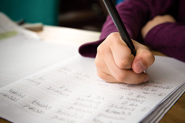 Escritura a mano para niños