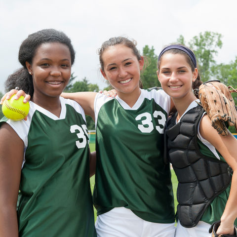 Softball Teammates