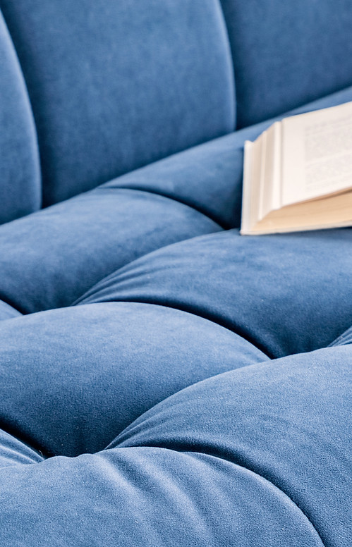 Blue Couch Close Up