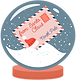 Santa Letter Globe