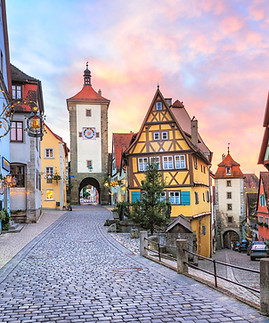 Houses in Tauber Germany