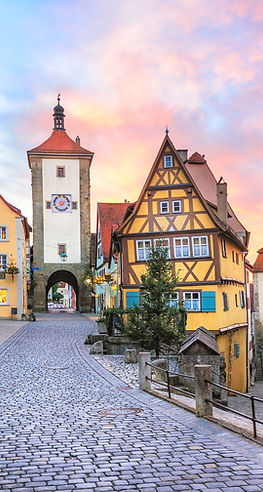 Houses in Tauber Germany