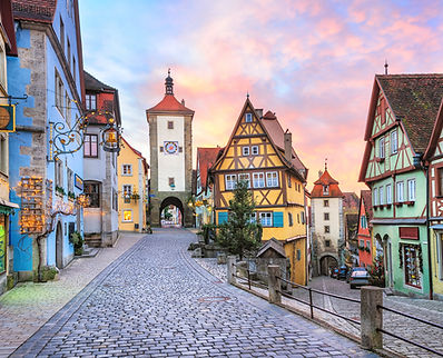 Houses in Tauber Germany