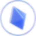 Abstract Blue Pyramid