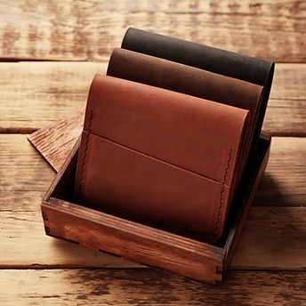 Leather Wallet Display