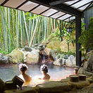 Piscina de spa de bambu