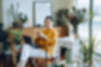 Woman Working at Home