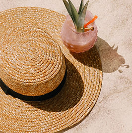Summer straw hat