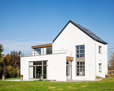 Modern White House in Roseville CA build by GBG Construction inc