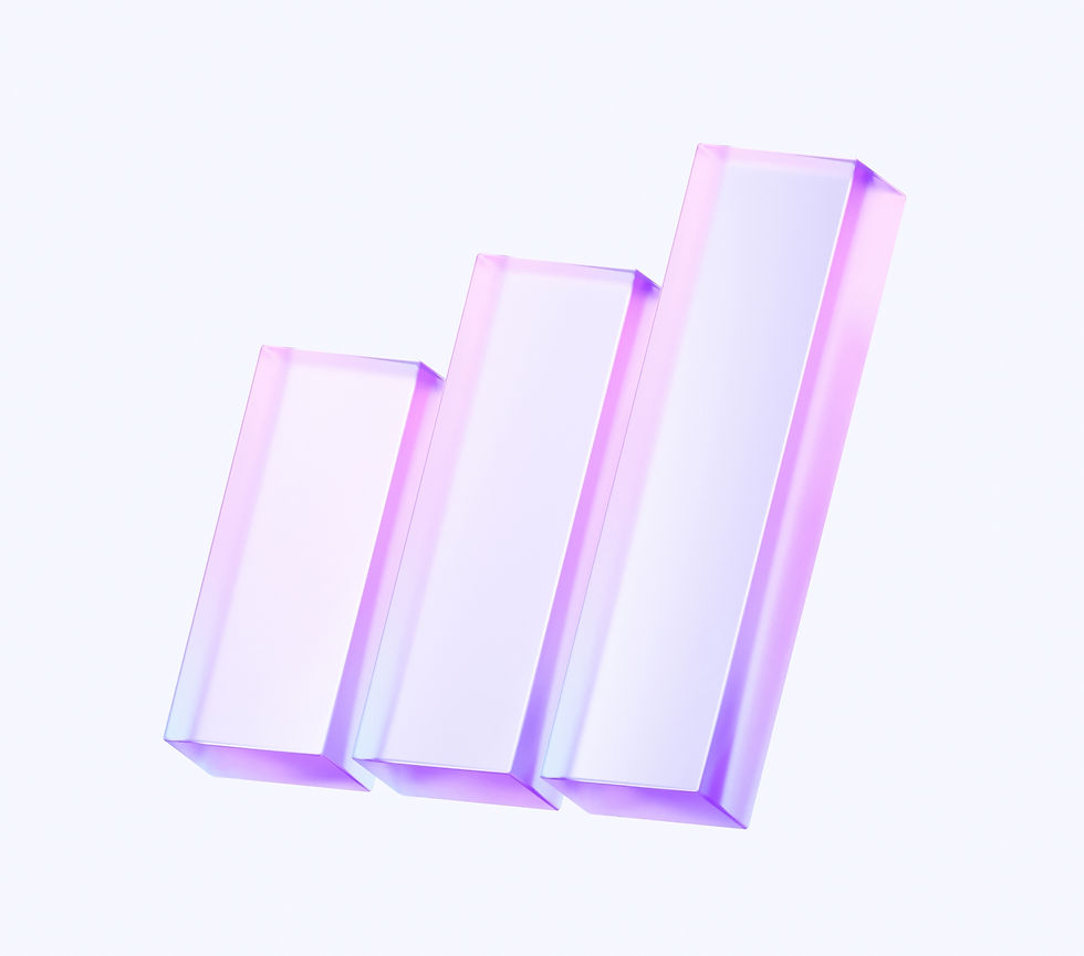 Pastel 3D Bars