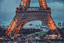 Tour Eiffel en soirée