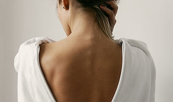 Woman in Backless Dress