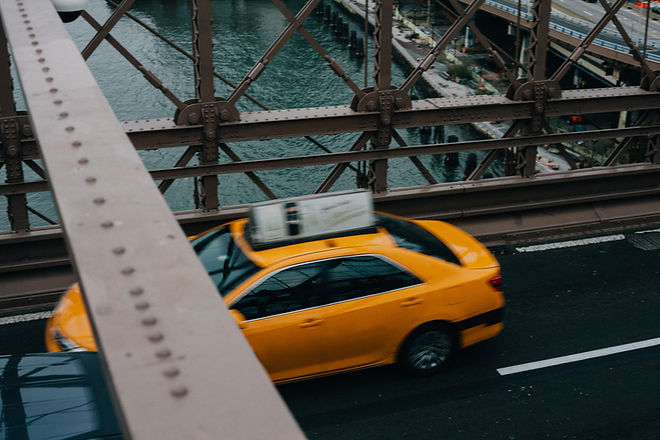 Taxi in motion