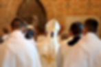 Bishop Goes to Mass
