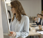 Escena de presentación de negocios