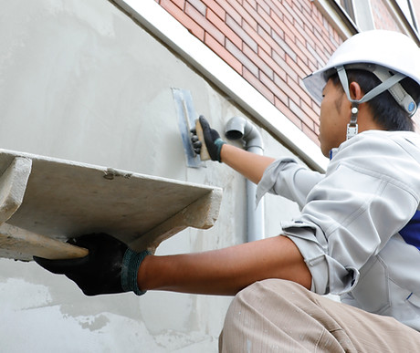 Cimentação da parede externa