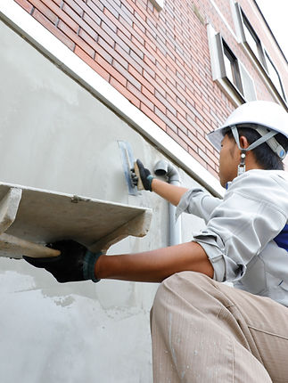 Cementing Exterior Wall