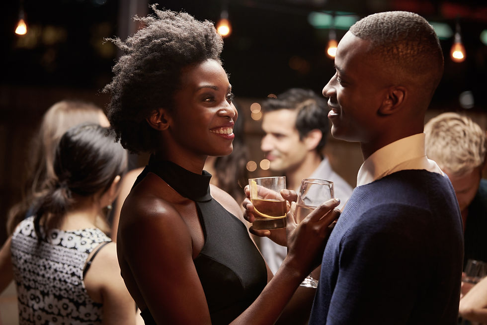 Couple at Party