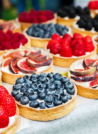 Tartes aux fruits assorties