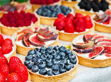 Pasteles de frutas