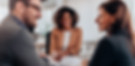 A couple at a business meeting