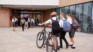 Students going to school in Hong kong