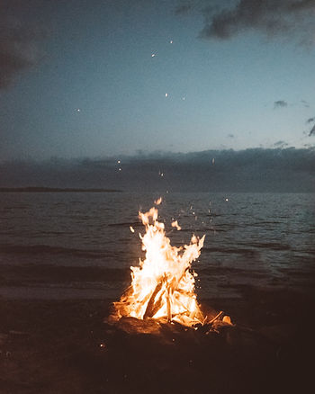 A bonfire