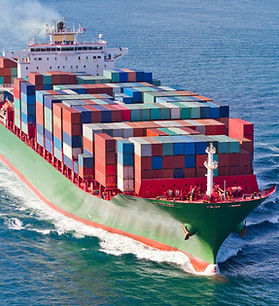 Cargo Ship Sailing