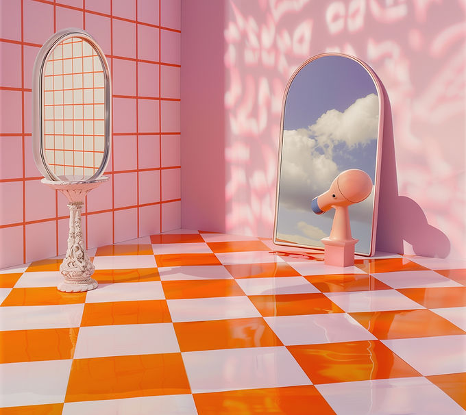 Colorful Mirror Room