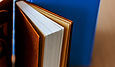 Books on Wooden Table