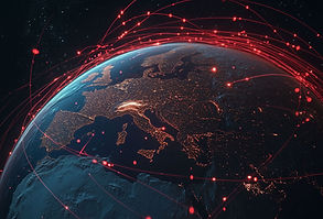 Earth with Data Connections