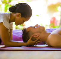 Therapeut mit Patient