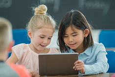 Children Using Tablet