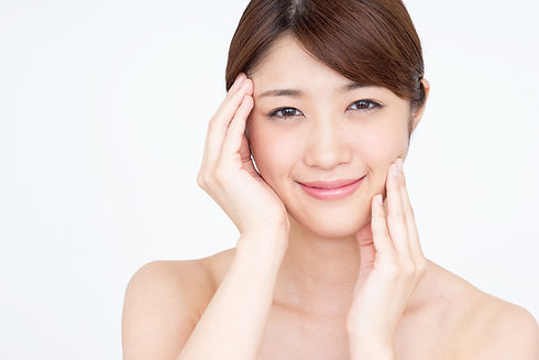 笑顔の女性