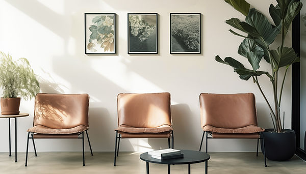 Salle d'attente relaxante