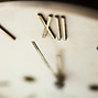 Horloge en chiffres romains