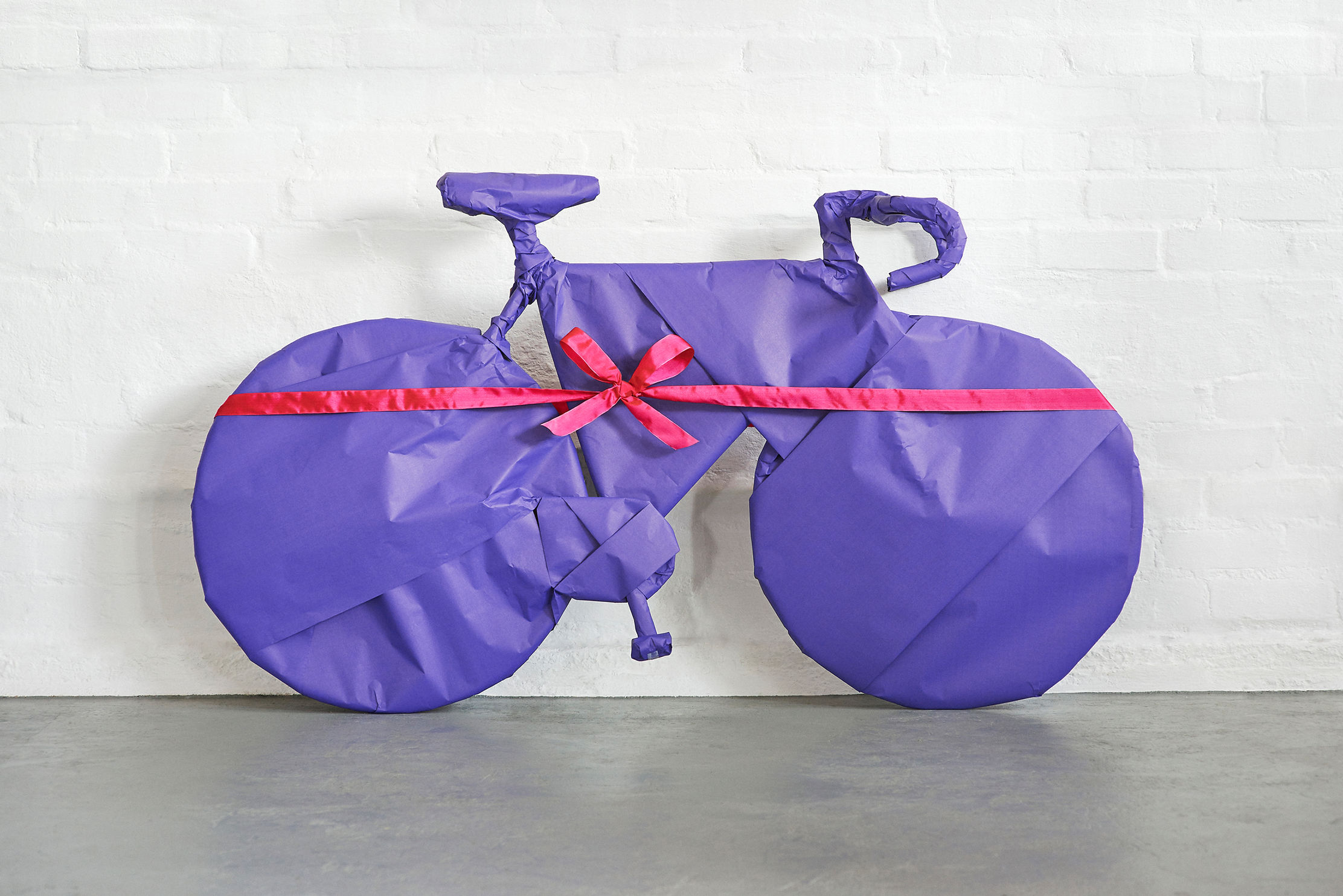 Wrapped Gift Bicycle