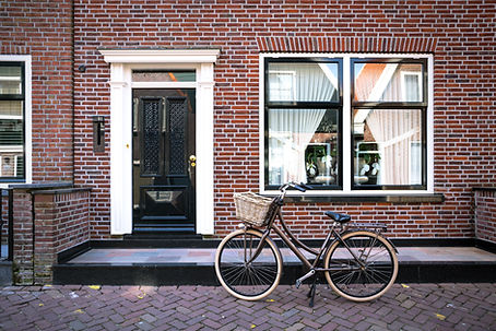 House and bicycle