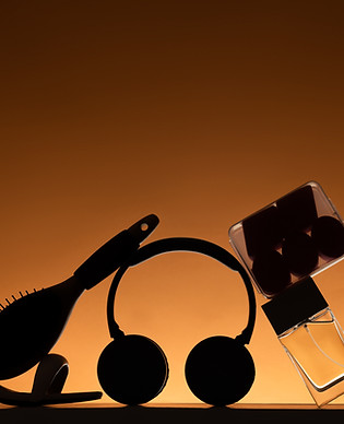 Silhouetted Beauty Objects