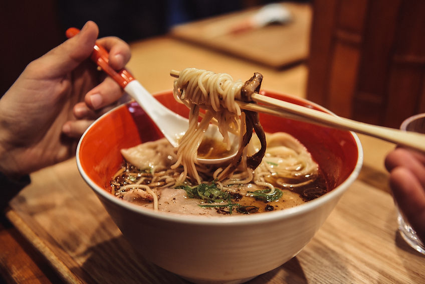Eating Ramen