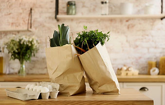Vegetables in Paper Bags