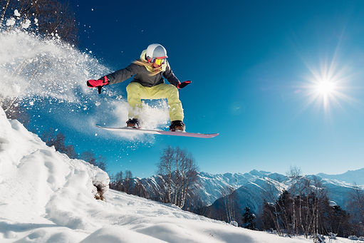 Person snowboarding