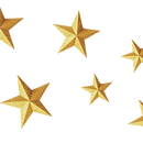Golden Stars Decoration