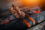 Kebab in Wood Fire