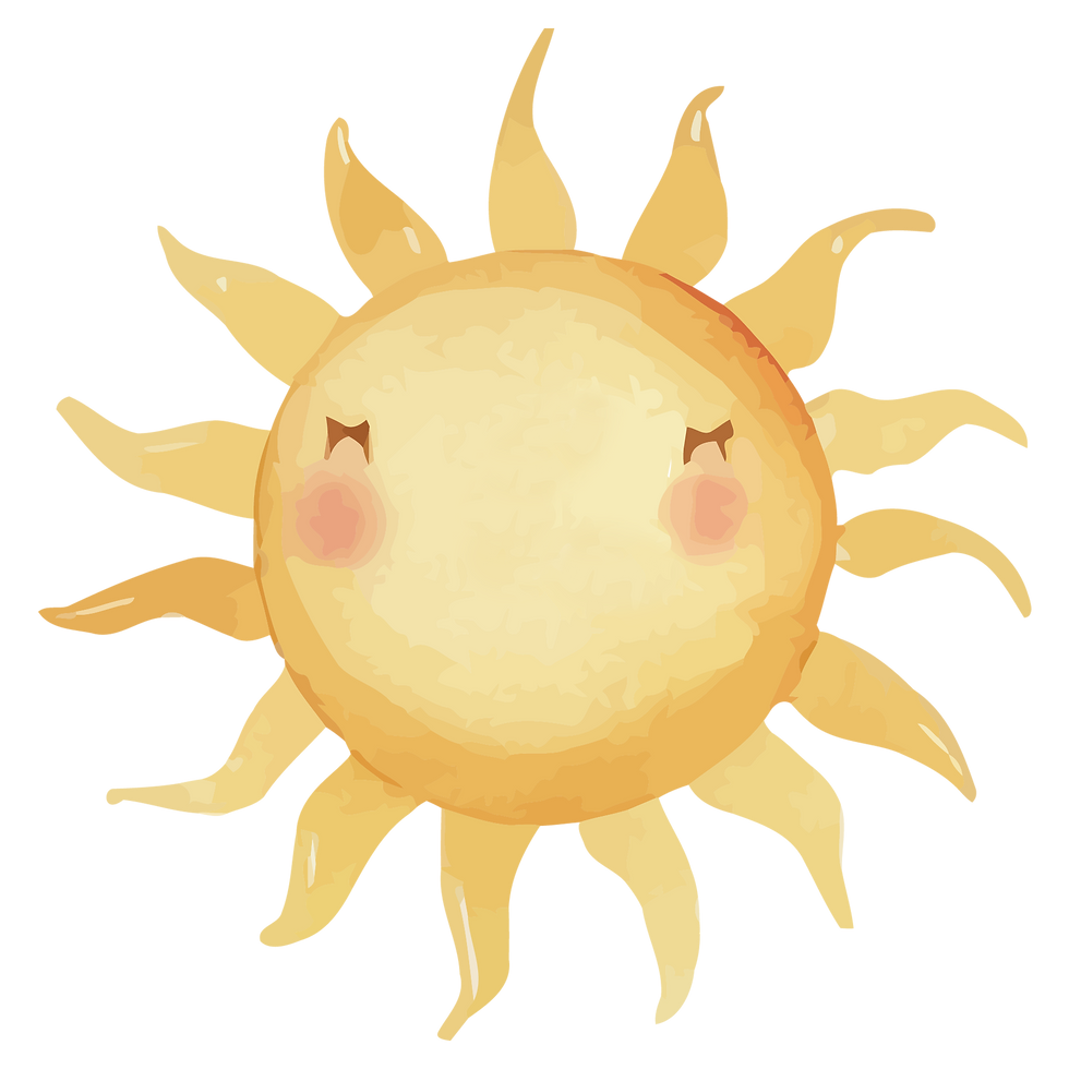 Smiling Sun Illustration