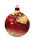 Enfeite de Natal vermelho